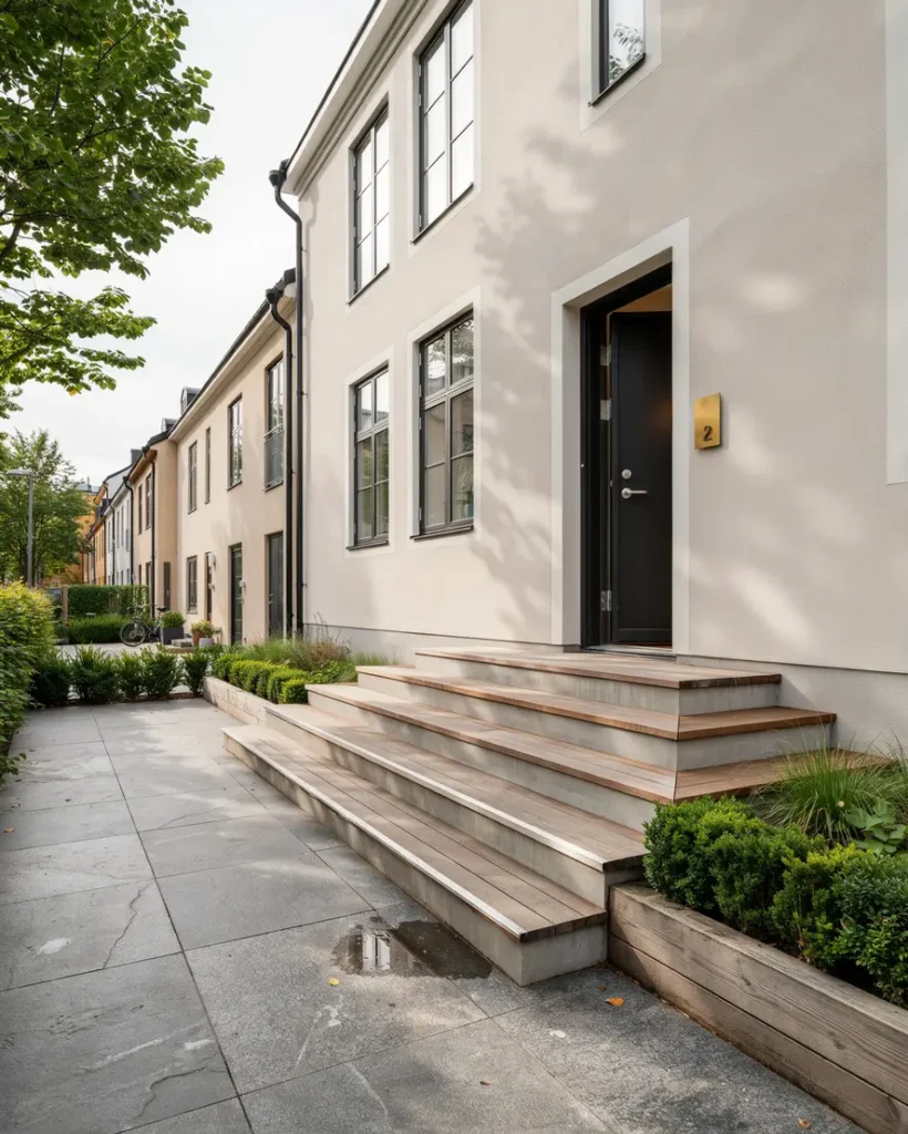 renovering av altan och trappa vid radhus i barkarby